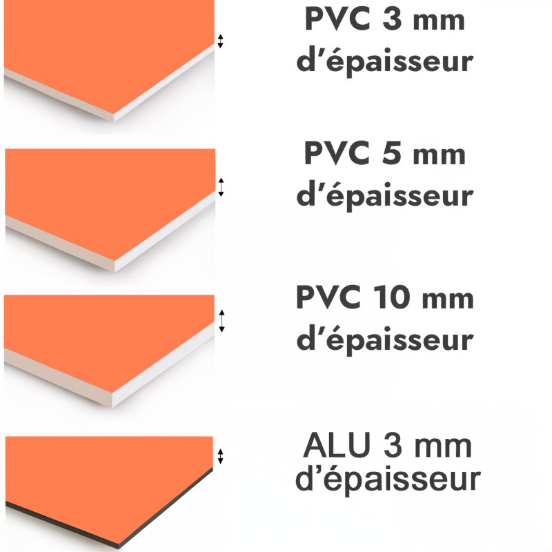 Crédence de cuisine orange corail sur mesure. Livraison gratuite !
