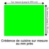 Crédence de cuisine vert sur mesure. Livraison gratuite !
