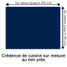 Crédence de cuisine bleu marine sur mesure. Livraison gratuite !