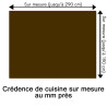 Crédence de cuisine café sur mesure. Livraison gratuite !