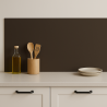 Crédence de cuisine gris taupe sur mesure. Livraison gratuite !