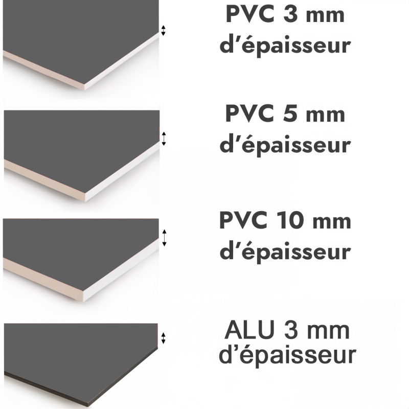 Crédence de cuisine gris sur mesure. Livraison gratuite !