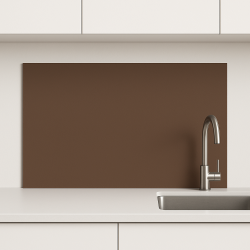 Crédence de cuisine cacao sur mesure. Livraison gratuite !