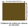Crédence de cuisine bronze sur mesure. Livraison gratuite !