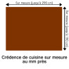 Crédence de cuisine caramel sur mesure. Livraison gratuite !