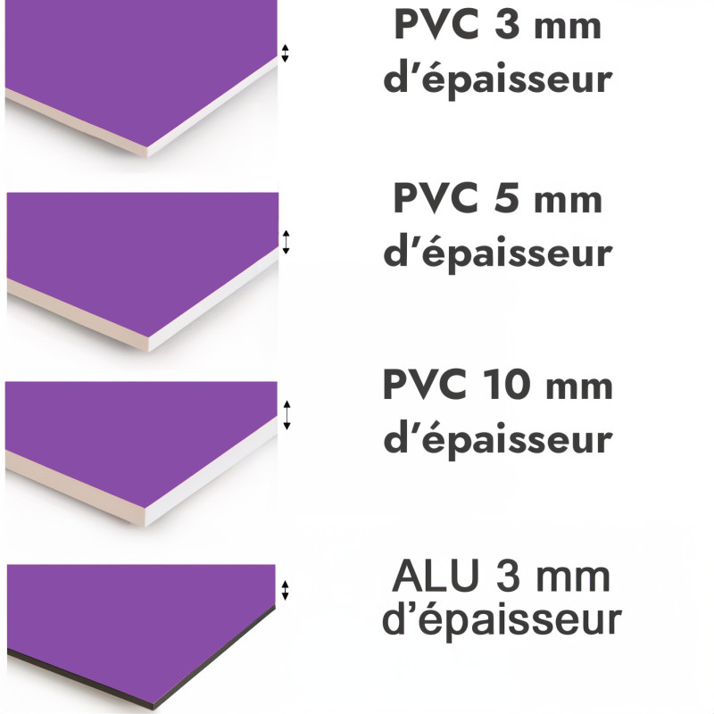 Crédence de cuisine améthyste sur mesure. Livraison gratuite !