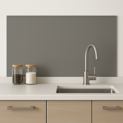 Crédence de cuisine gris nuage sur mesure. Livraison gratuite !