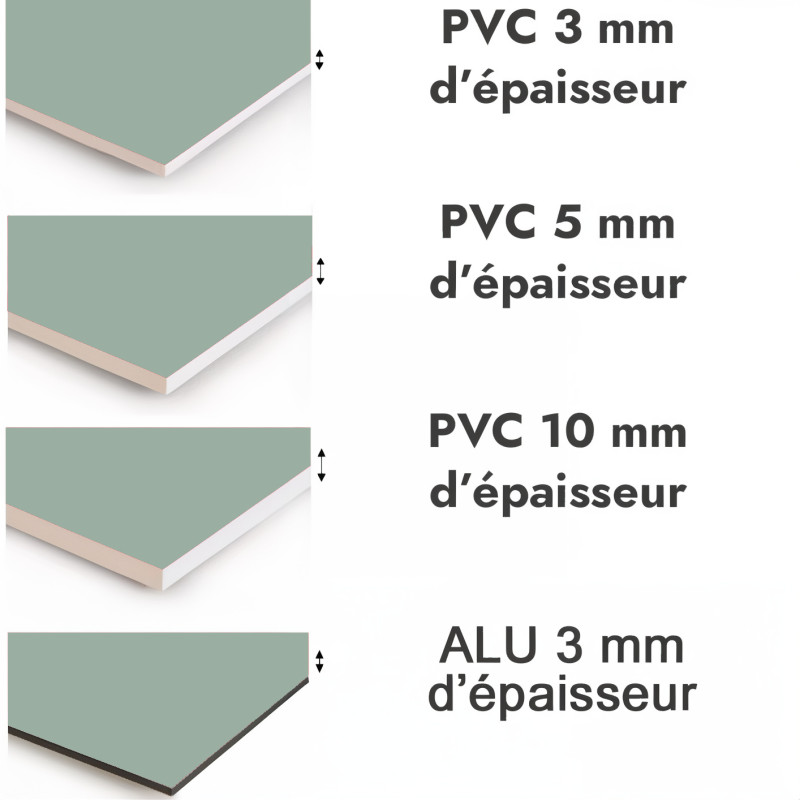 Crédence de cuisine vert de gris sur mesure. Livraison gratuite !