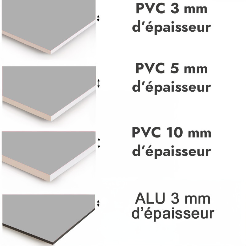 Crédence de cuisine gris acier sur mesure. Livraison gratuite !