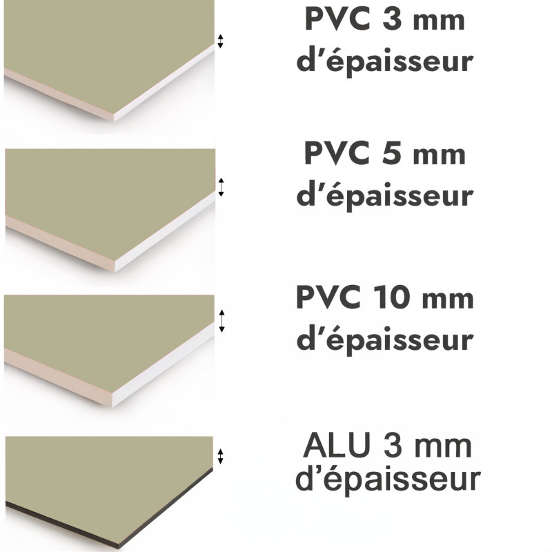 Crédence de cuisine gris mastic sur mesure. Livraison gratuite !