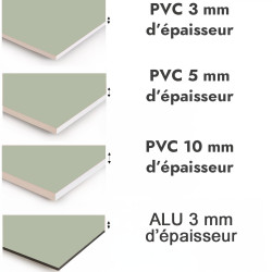 Crédence de cuisine vert amande sur mesure. Livraison gratuite !