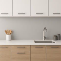 Crédence de cuisine gris urbain sur mesure. Livraison gratuite !