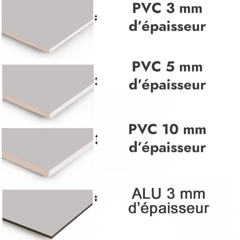 Crédence de cuisine gris urbain sur mesure. Livraison gratuite !
