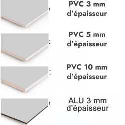 Crédence de cuisine gris perle sur mesure. Livraison gratuite !