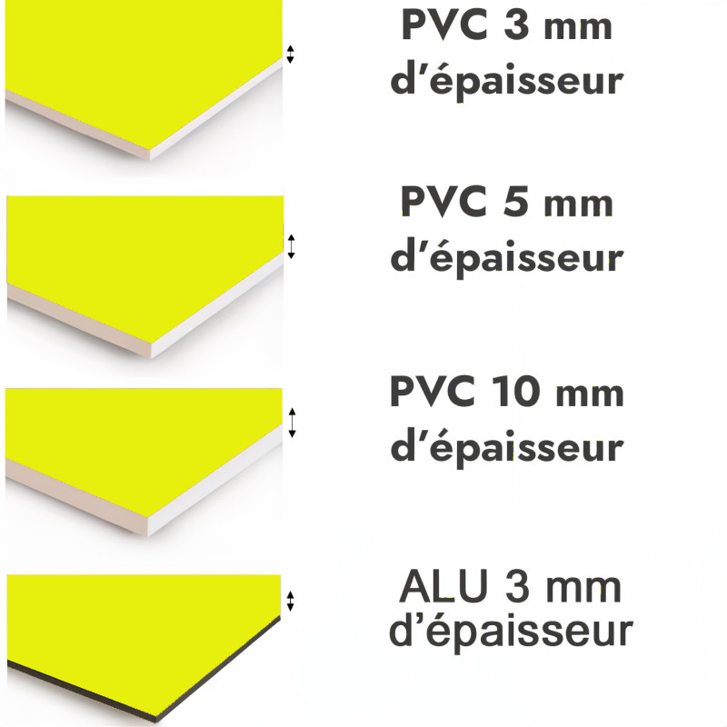 Crédence de cuisine jaune canari sur mesure. Livraison gratuite !