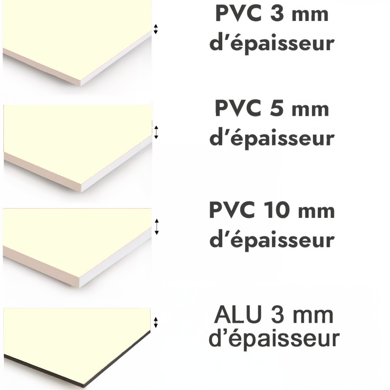Crédence de cuisine blanc cassé sur mesure. Livraison gratuite !
